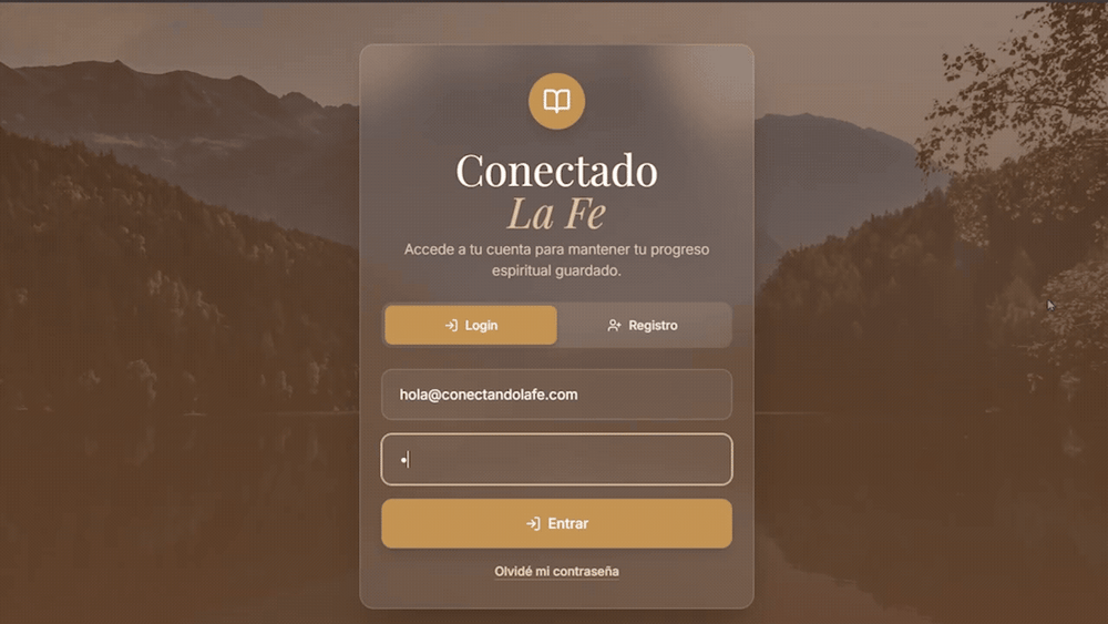 Experiencia web digital Conectando la Fe