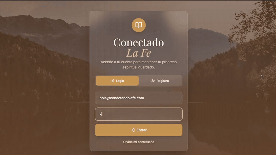 Experiencia web digital Conectando la Fe